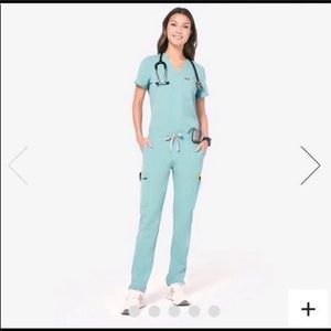 NWT Sea Glass FIGS scrub set